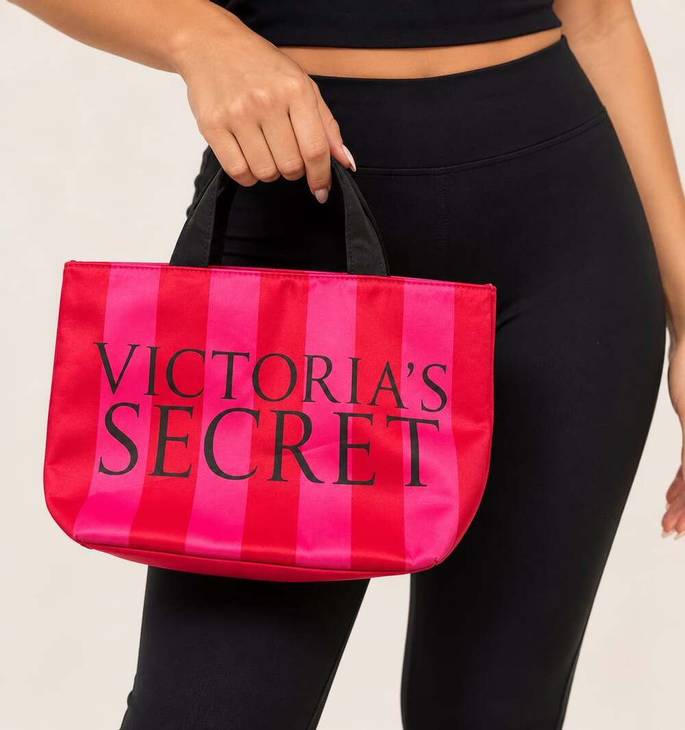 Victoria's Secret Striped Tote Bag